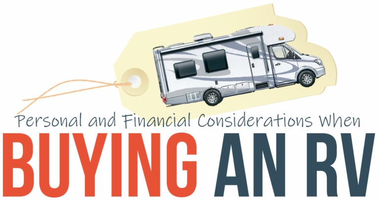 Buying an RV - Personal and Financial Considerations