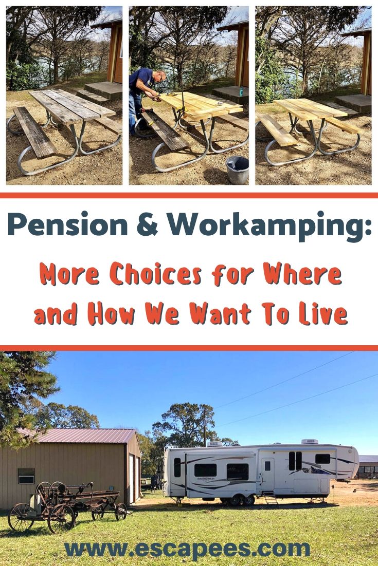 Pension and Workamping = More Choices for Where and How We Want to Live 1