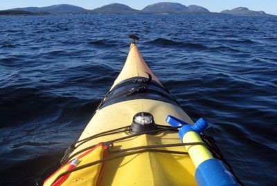 Sea kayaking off Acadia 800px
