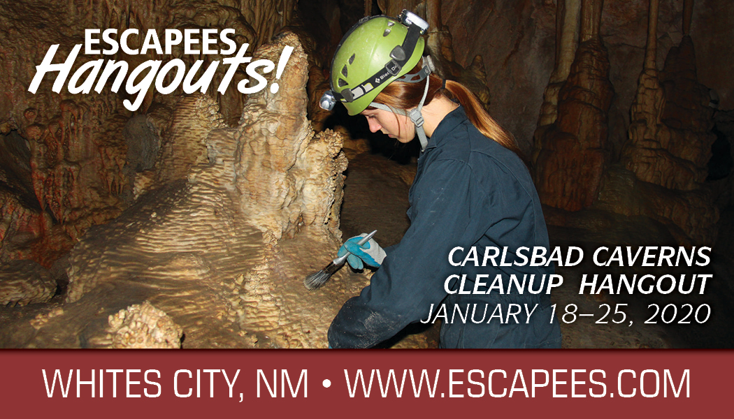Carlsbad Caverns Cleanup Hangout Header