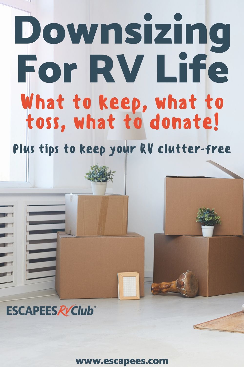 Downsizing For RV Life: How To Unclutter and Organize Your RV 5
