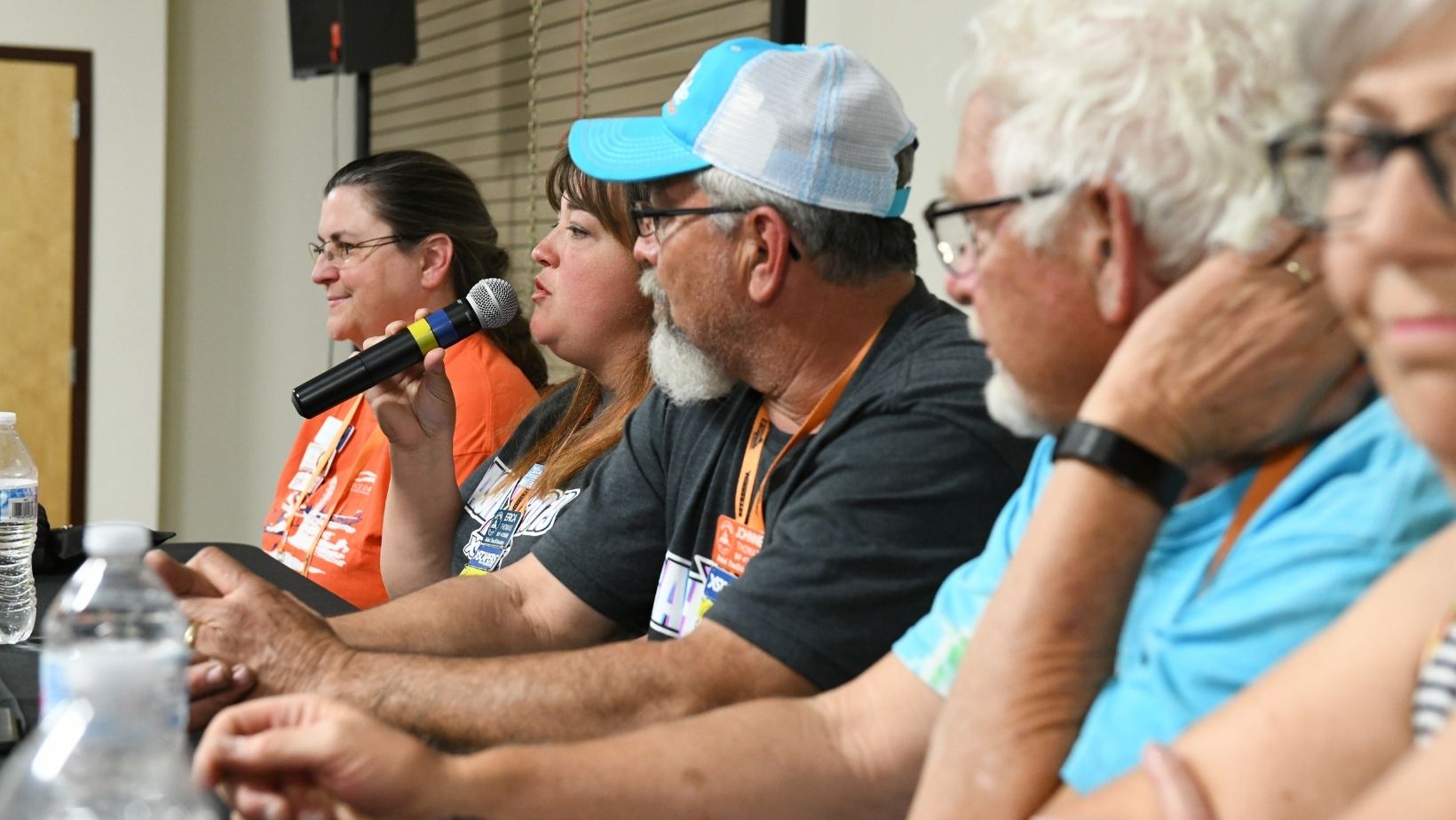 Members answer questions during an Escapade seminar on full-time RVing.