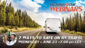 Header for 7 Ways to Save on RV Travel