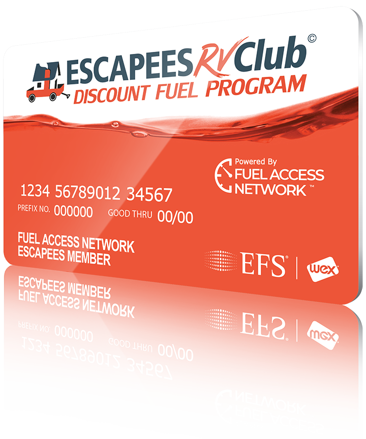 Escapees Discount Fuel Program Card