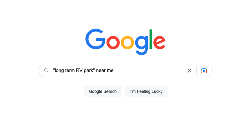 long term rv park near me google search