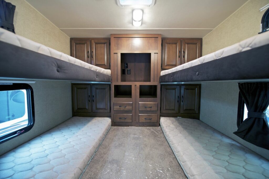 rv interior storage space full-time living