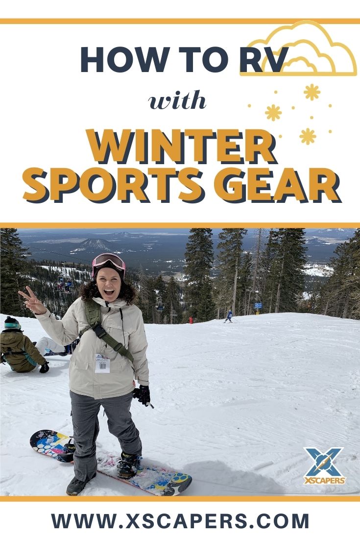 RVing with Winter Sports Gear 1