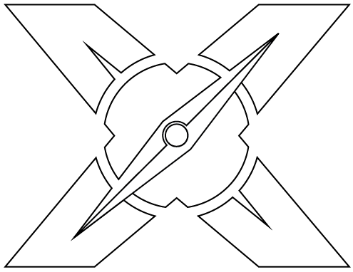 Xscapers X Tattoo Logo Outlines