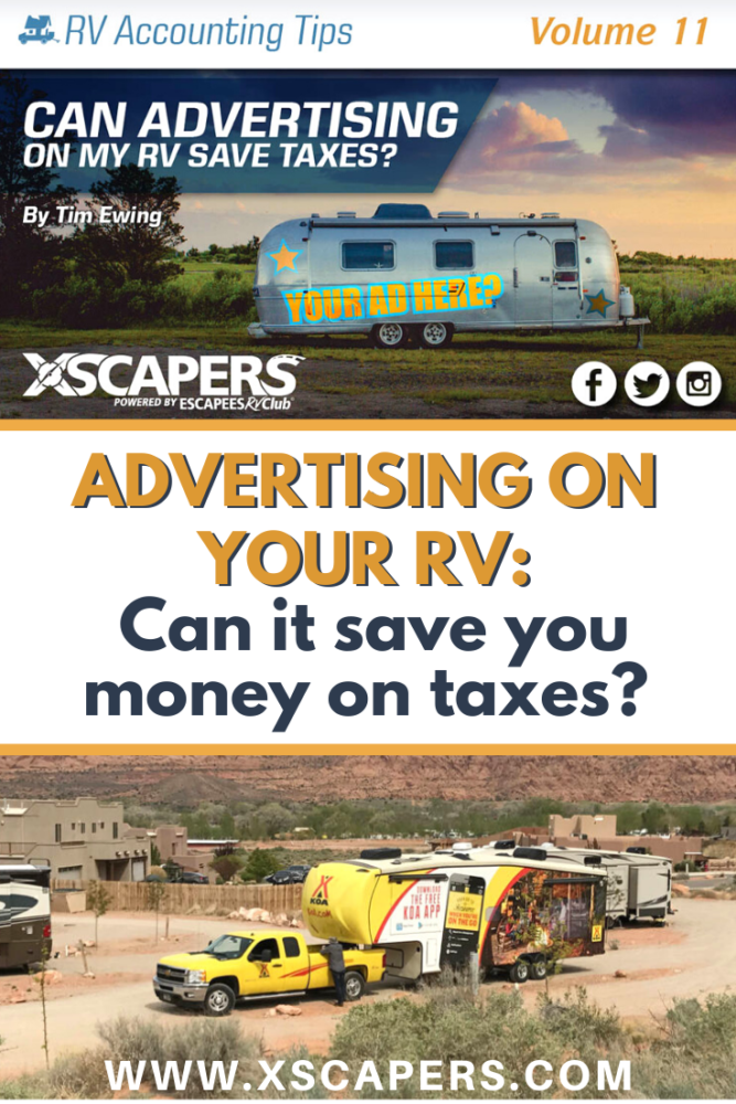 Can Advertising on my RV Save Taxes? 3