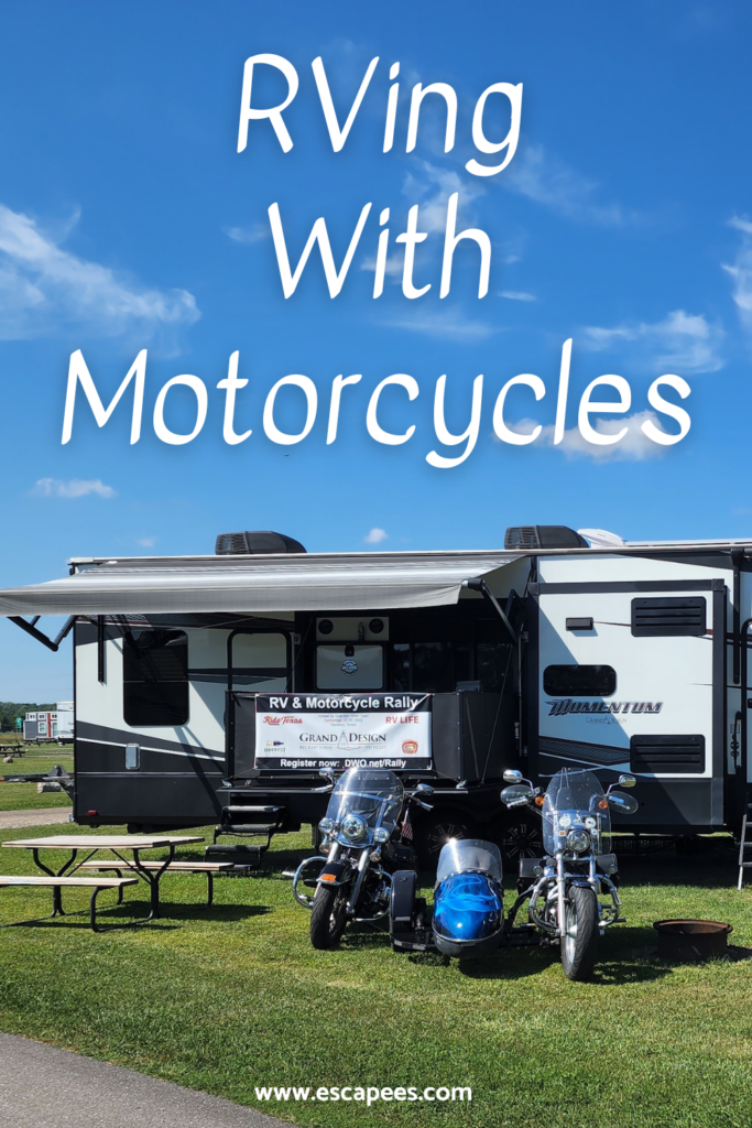 RVing With Toys: How One Couple Travels With Their Motorcycles 4